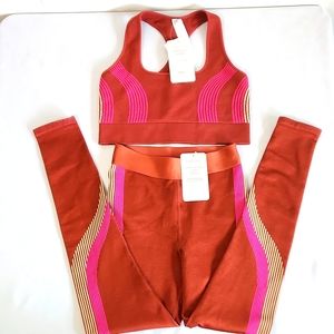 Fabletics Kelsea Seamless Sports Bra Large & Ulta High-Waisted Seamless Legging